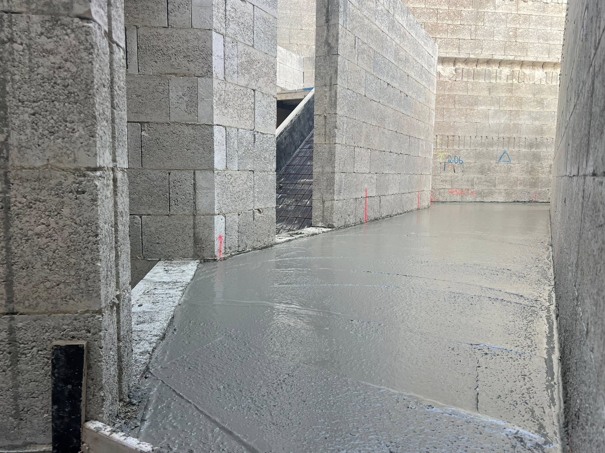 First pour on the island